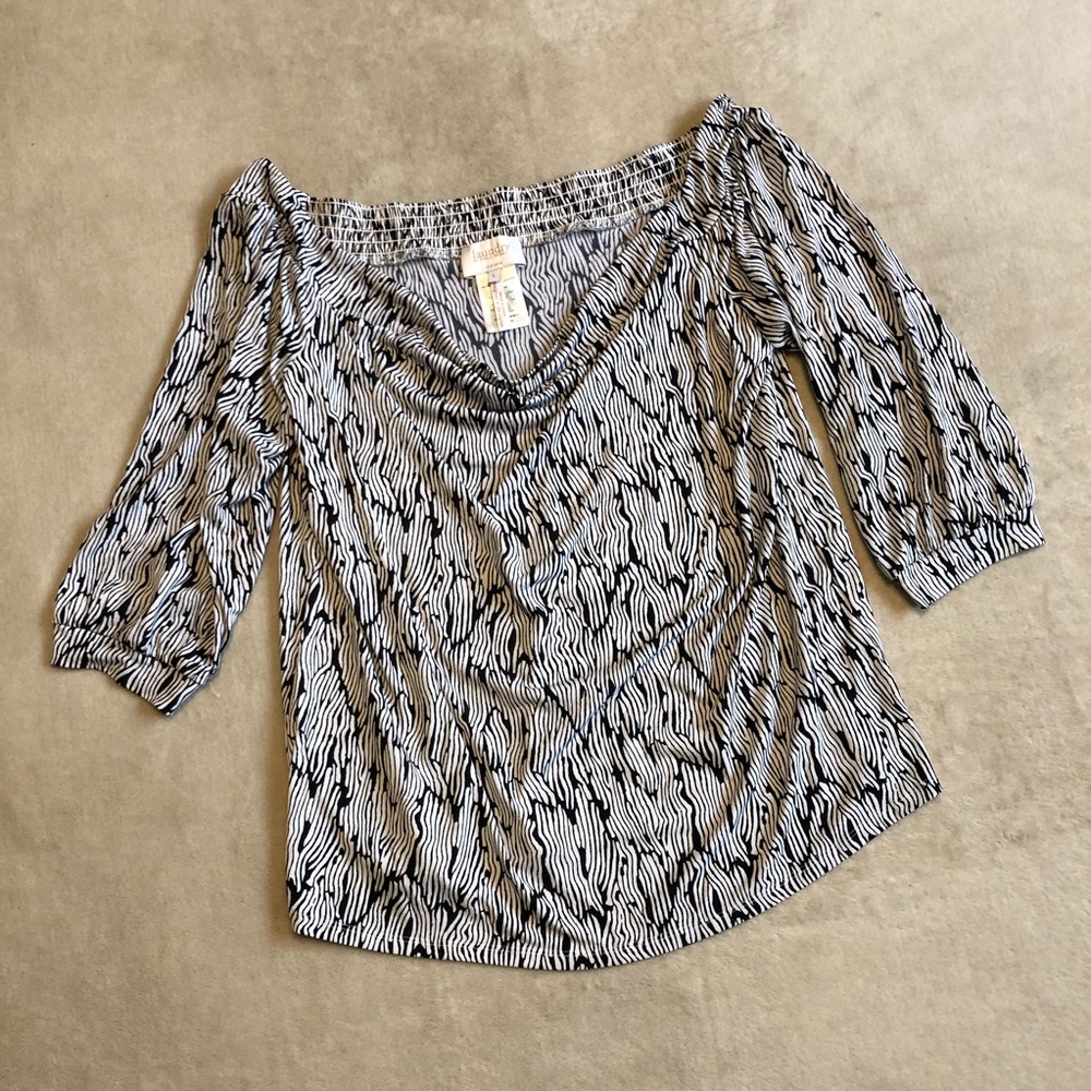 Laundry by Shelli Segal Cowl Neck Top